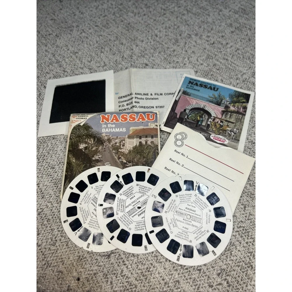 Sawyer's View Master Reel #B 026 Nassau in the Bahamas Famous Cities circa 1960s